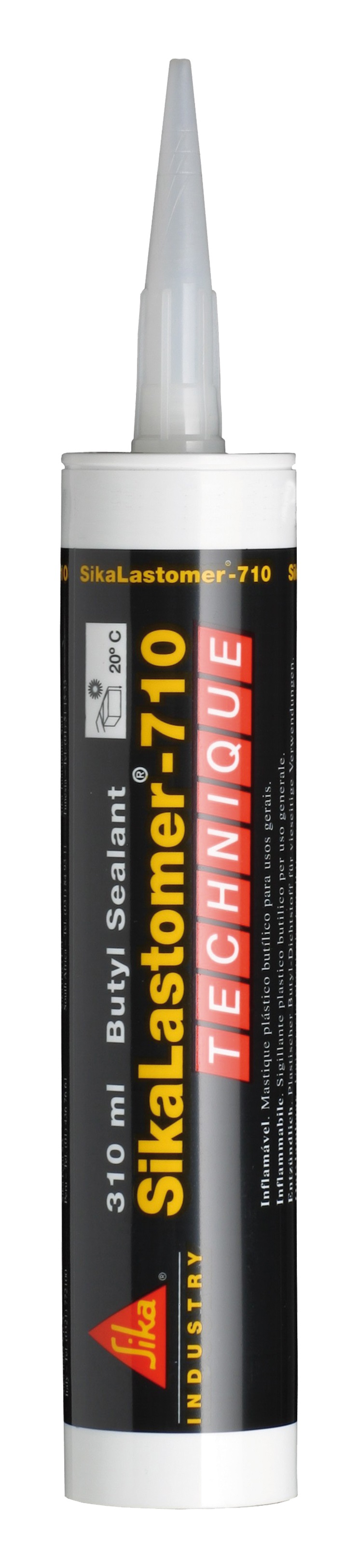 CARTUCHO SIKALASTOMER 710 - 310 ML(PRETO) - 