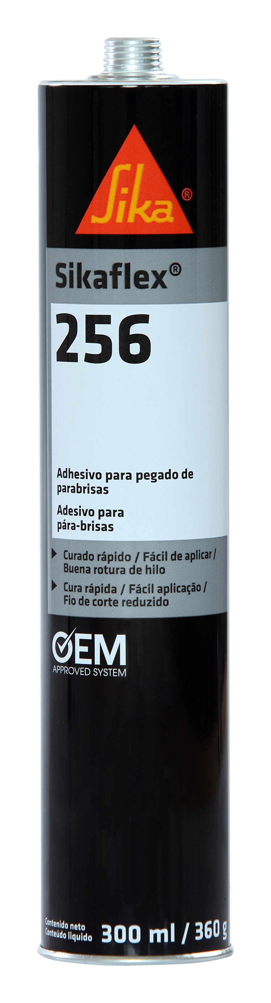 CARTUCHO SIKAFLEX 256 PRETO - 300 ML - 