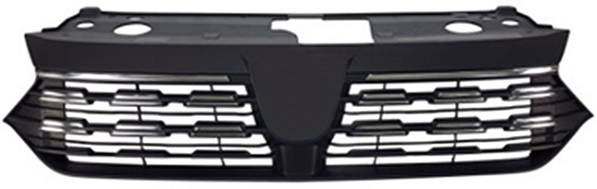 DACIA SANDERO/LOGAN 2021.01-*GRELHA COM FRISOS CROMADOS - 