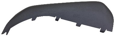 AUDI A1 2018.07-*SPOILER DRT P/CH FRT PRETO - 