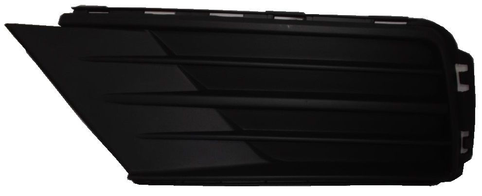 VW CADDY 16-*GRELHA ESQ P/CH FRT (PRETA S/FUROS)(PARA P/CH PRETO) - 