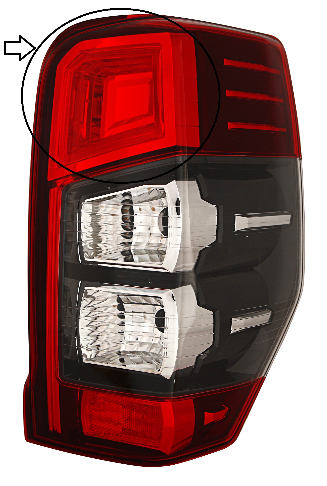 MITSUBISHI L200 2019.08-*FAROLIM TRAS DRT CX METALICA(LED/PY21W/W16W)T/ICHIKOH - 