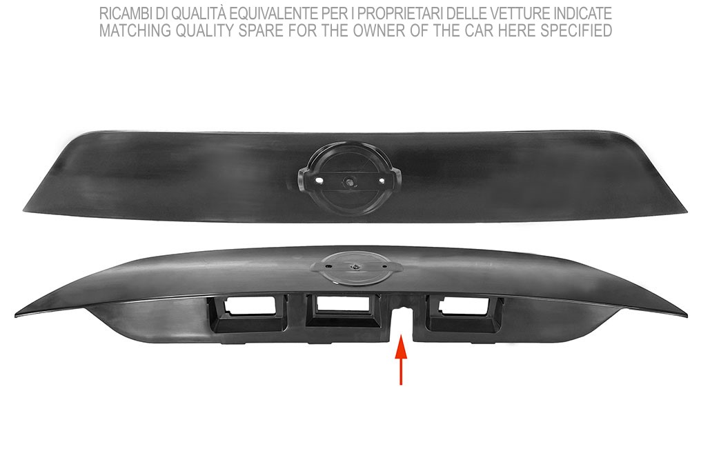 NISSAN QASHQAI 2013.11-*FRISO TAMPA MALA C/CAMERA+C/KIT FIXACAO(MOD TECHNO) - 