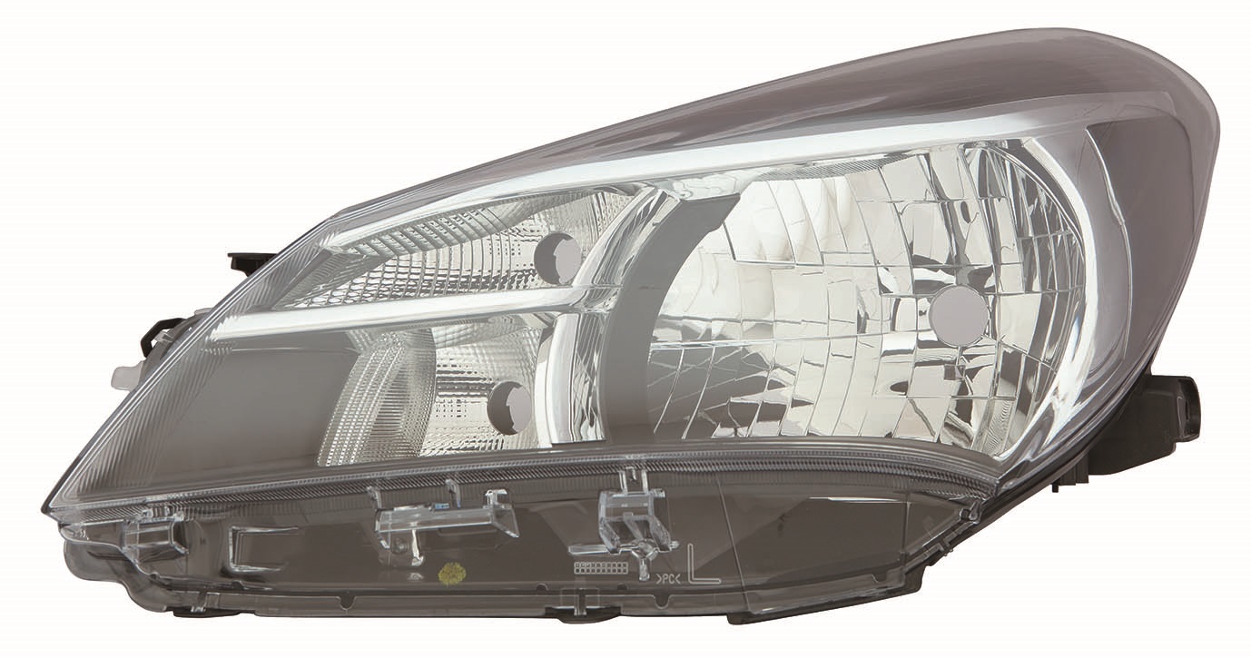 TOYOTA YARIS 15-*FAROL ESQ ELECT I/NEGRO (H4) - 