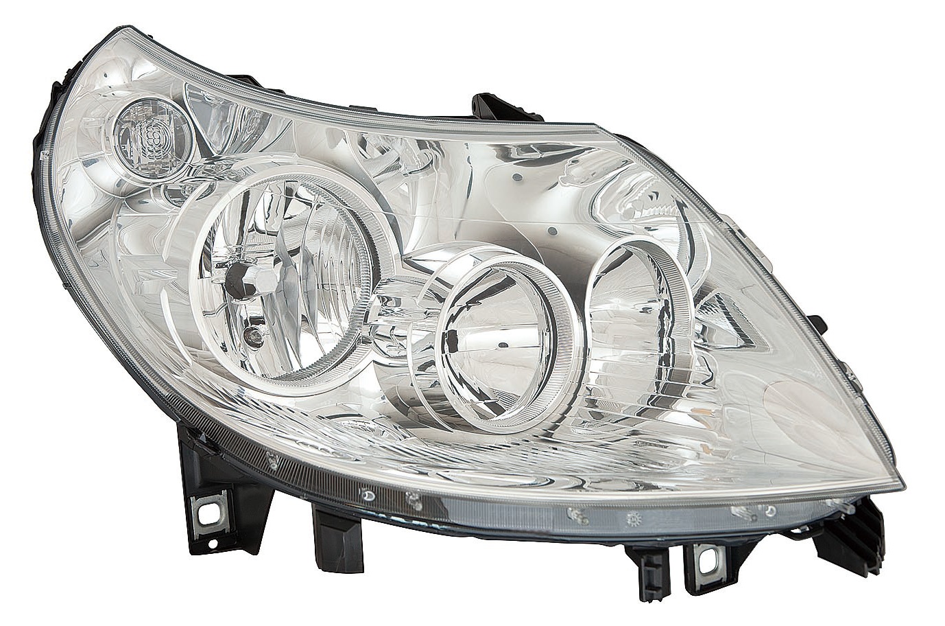 FIAT DUCATO/BOX/JUMP 11-14*FAROL DRT ELECT C/MOT (H7/H1/PY21W/W5W) FICHA ROXO - 