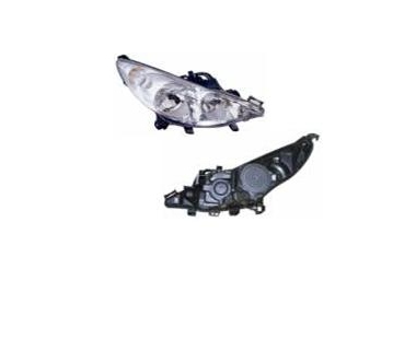 PEUGEOT 207 06-*FAROL DRT ELECT S/FAROL NEVOEIRO (H7/H1) - 
