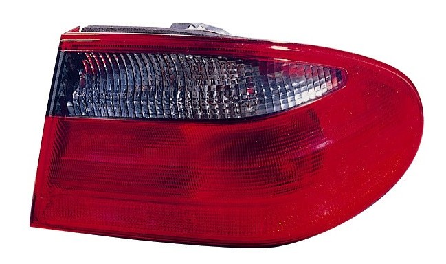 MERCEDES W210 99-*FAROLIM TRAS DRT (CANTO FUMADO/VERMELHO) - 