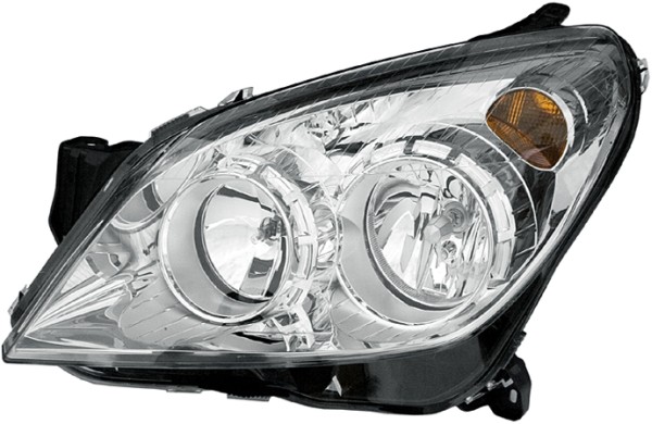 FAROL ESQ OPEL ASTRA H 2004/01- (INTERIOR CROMADO) - 