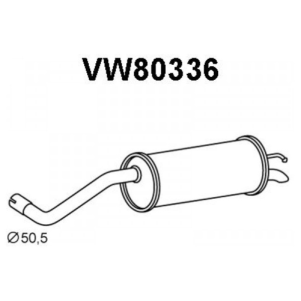 VW POLO/IBIZA/FABIA 1.2/1.6 2009.06-*SIL TRAS - 